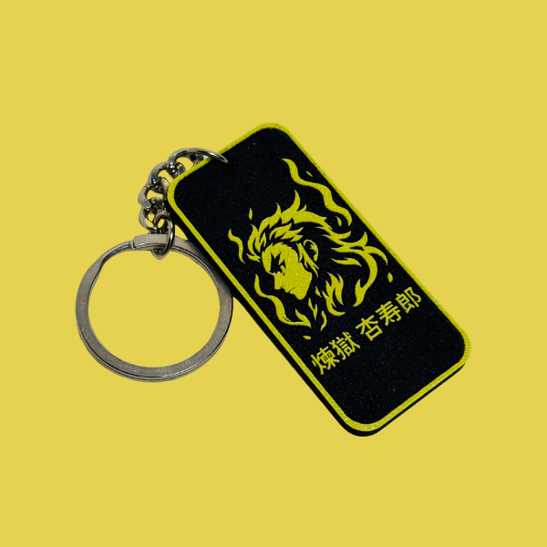 Rengoku Demon Slayer Keychain – Kimetsu no Yaiba Anime Collectible - Image 2