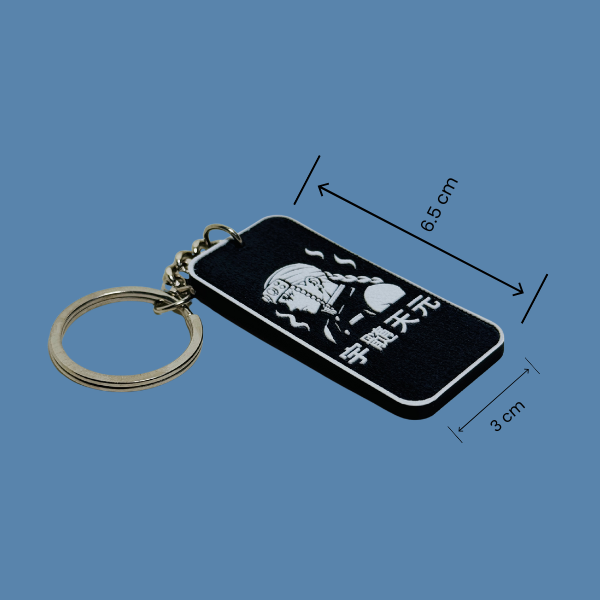 Tengen Uzui Demon Slayer Keychain – Kimetsu no Yaiba Anime Collectible - Image 3