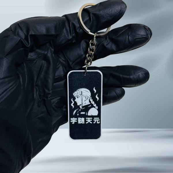 Tengen Uzui Demon Slayer Keychain – Kimetsu no Yaiba Anime Collectible - Image 4