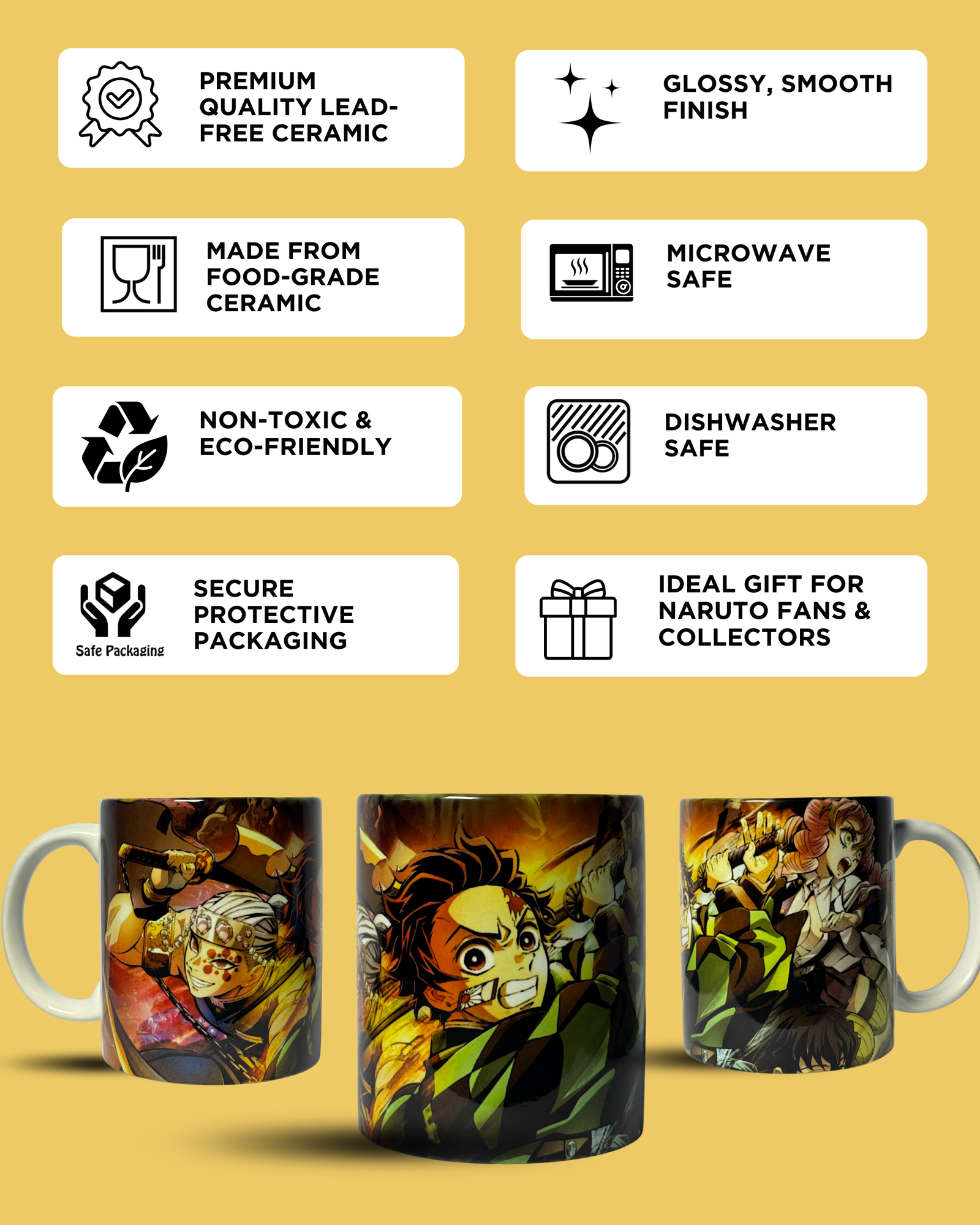 Naruto Anime Ceramic Coffee Mug - Image 4