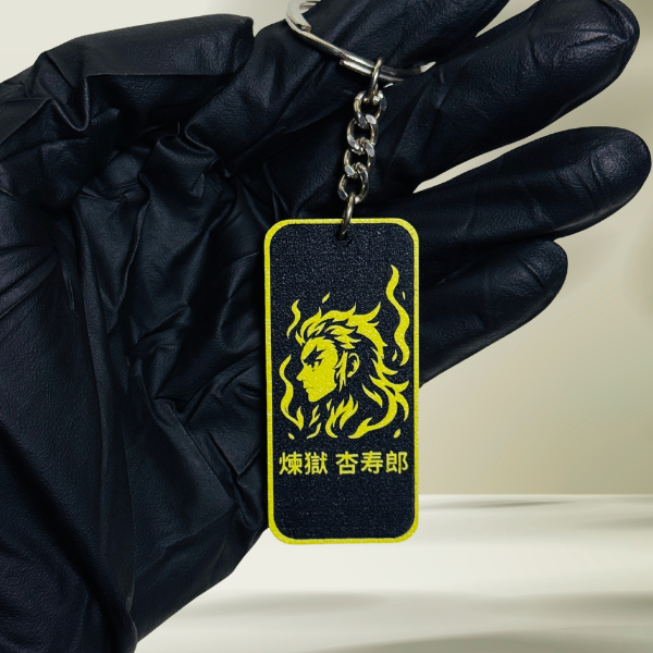 Rengoku Demon Slayer Keychain – Kimetsu no Yaiba Anime Collectible - Image 4