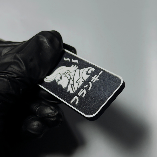 Franky 3D Silhouette Keychain – One Piece Anime Collectible