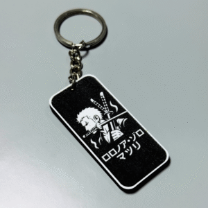 Roronoa Zoro 3D Silhouette Keychain