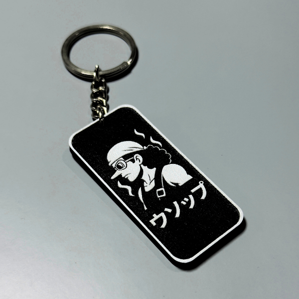 Usopp 3D Silhouette Keychain