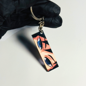 Giyu Tomioka Glowing Eyes Keychain – Demon Slayer Anime Acrylic Keychain