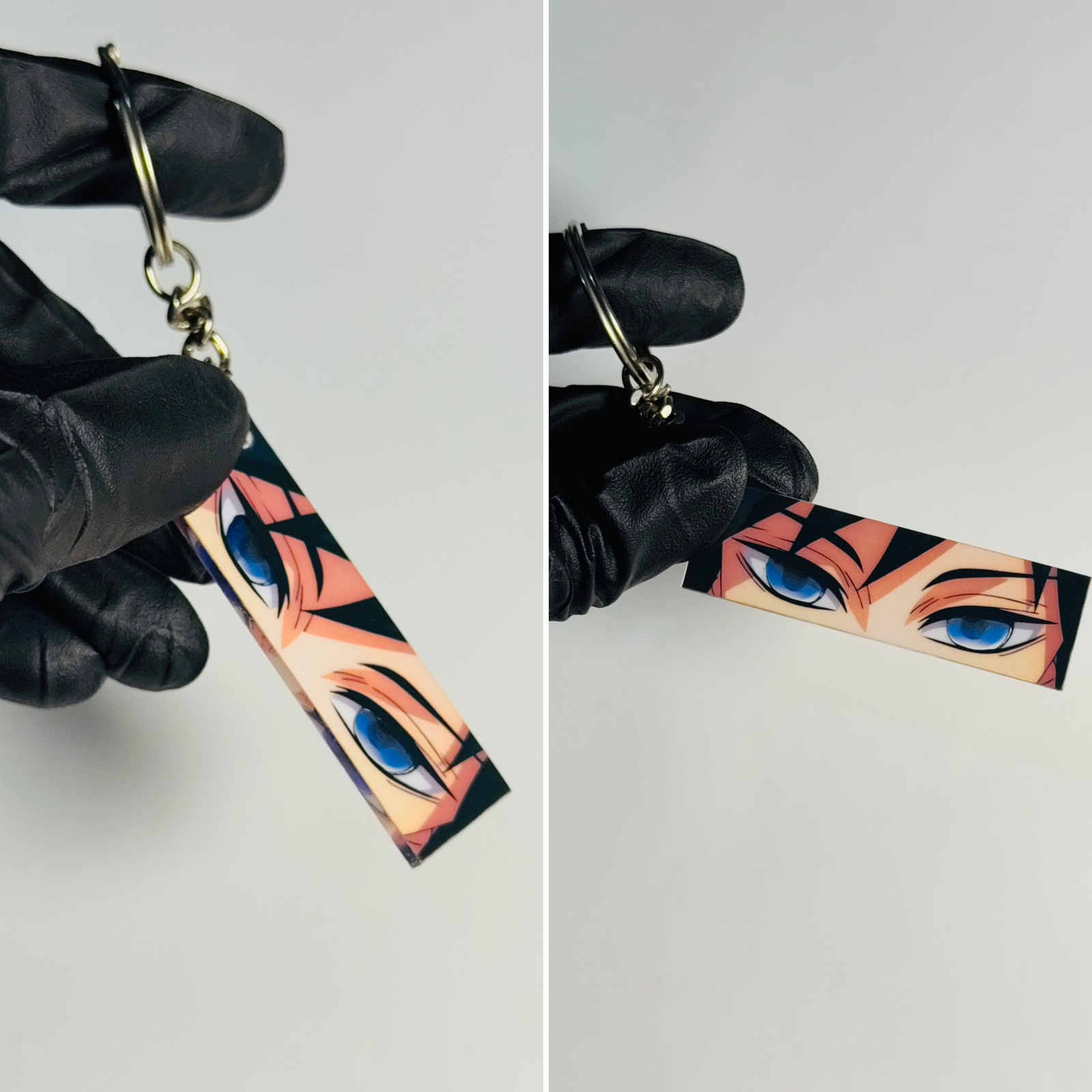 Giyu Tomioka Glowing Eyes Keychain – Demon Slayer Anime Acrylic Keychain