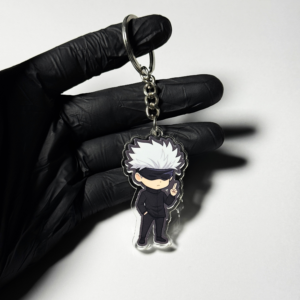 Satoru Gojo chibi acrylic keychain