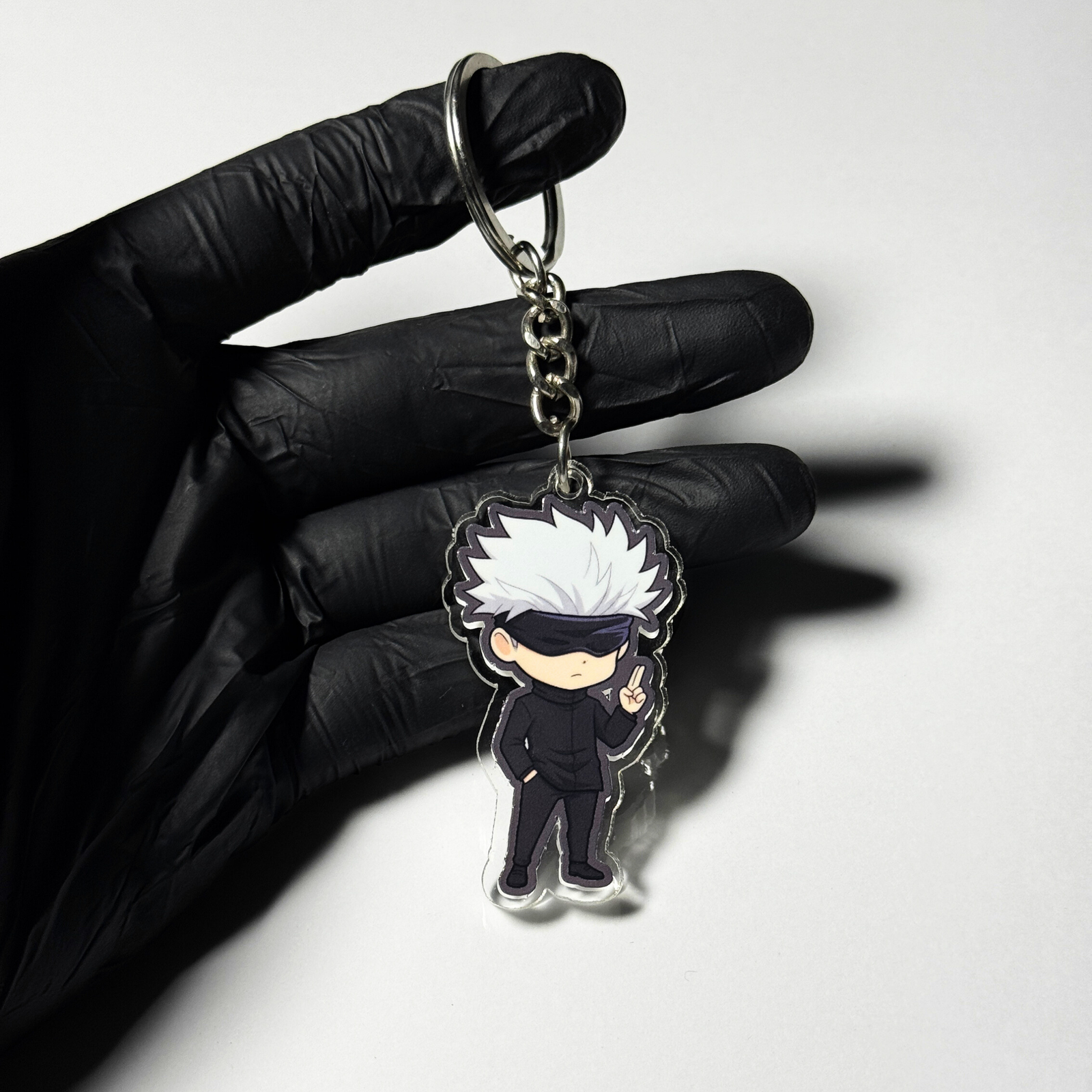 Satoru Gojo chibi acrylic keychain
