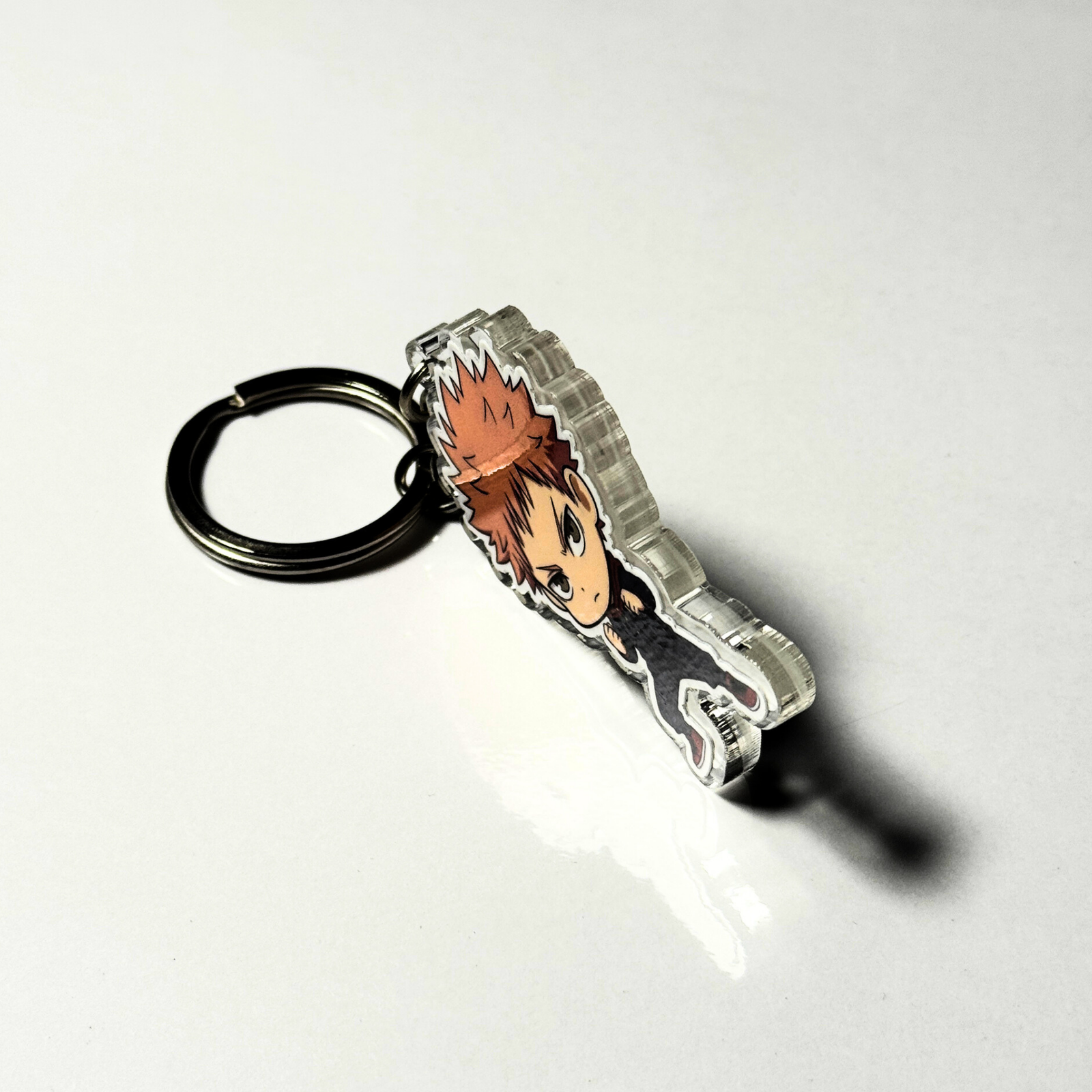 Yuji Itadori Chibi Acrylic Keychain – Jujutsu Kaisen Anime Keyring | Cute Collectible Charm for Fans - Image 3